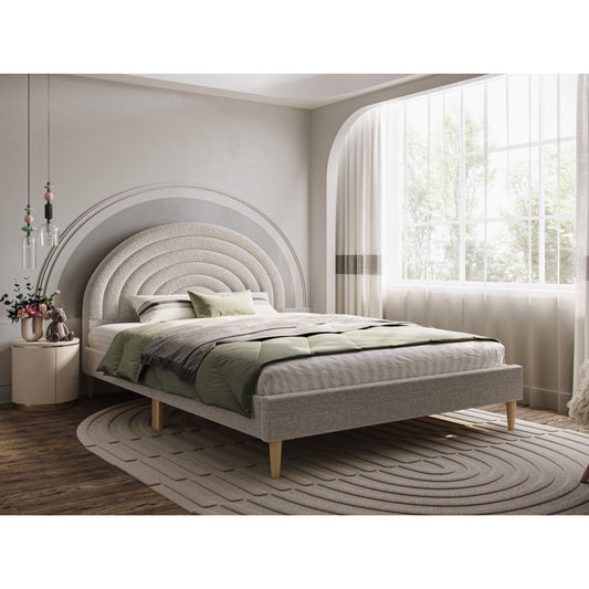 Ava - Boucle - Double - Bed