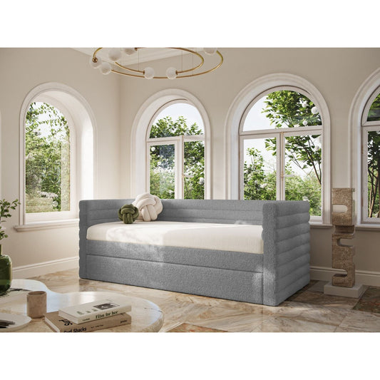 Yuma Boucle - Guest Bed - Grey