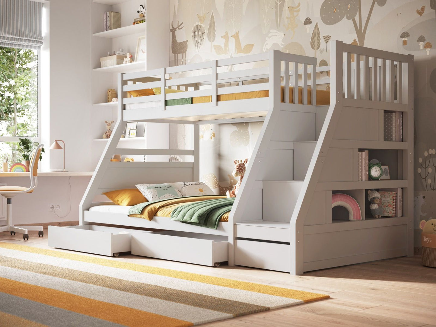 Lunar - Triple Bunk Bed