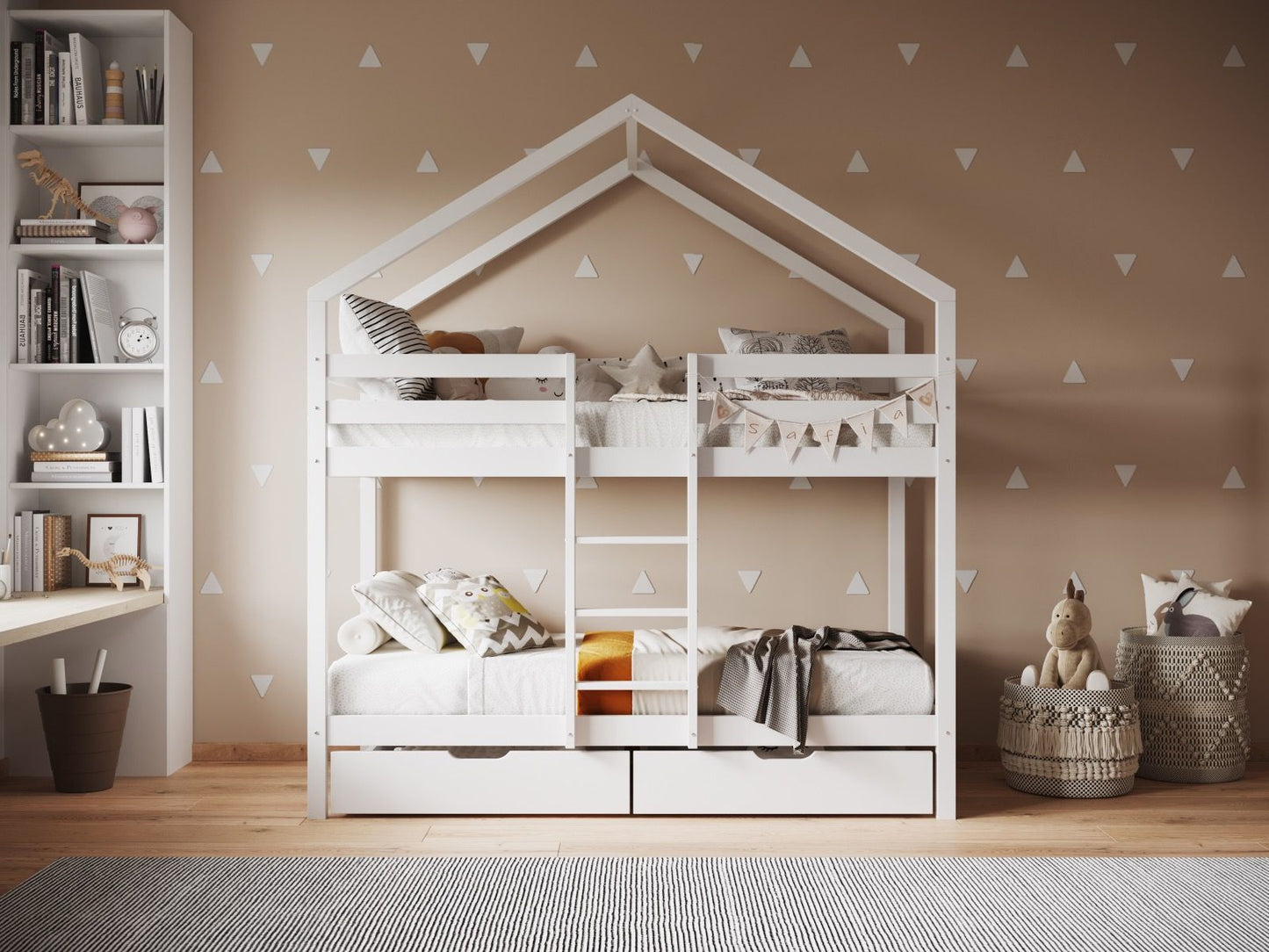 Nest House - Bunk Bed - With Optional Storage