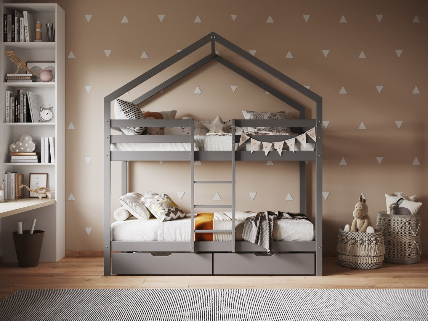 Nest House - Bunk Bed - With Optional Storage