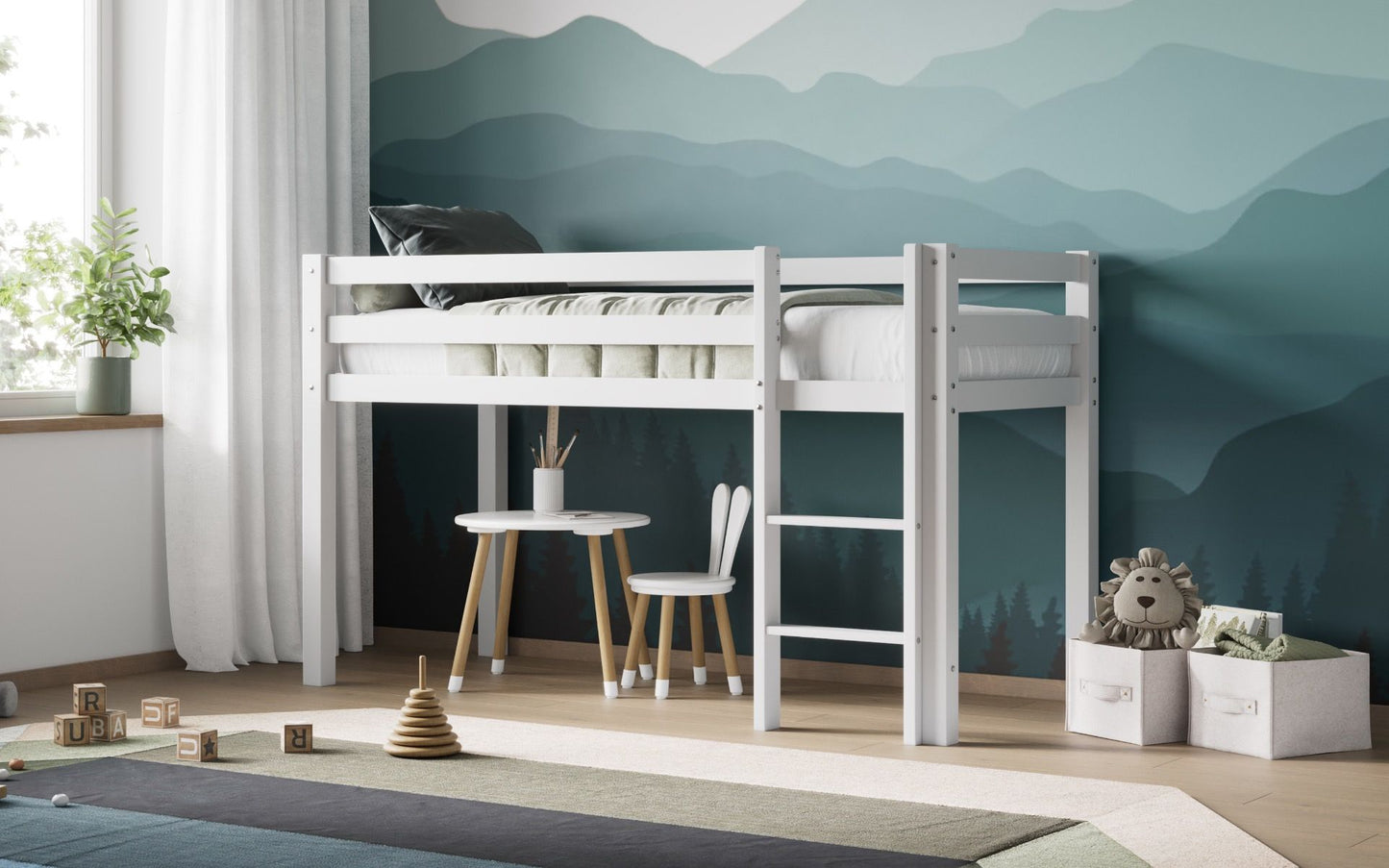 Elara - Shorty Midsleeper Bed