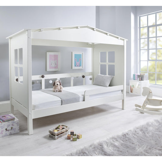 Mento White Wooden Treehouse Bed