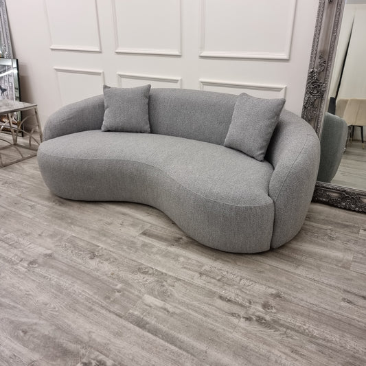 The Wave Boucle Sofa - Grey