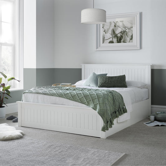 Dawson - Wooden Ottoman - Bed - White