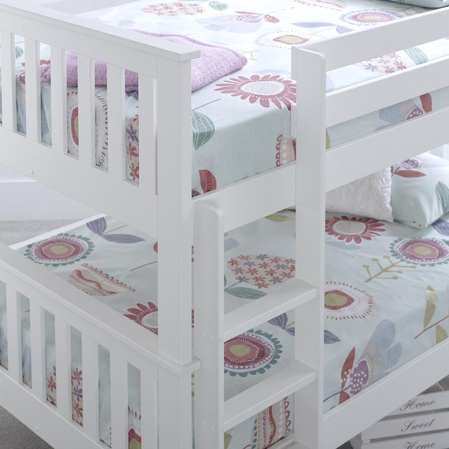 Oslo - Quadruple Bunk Bed - White