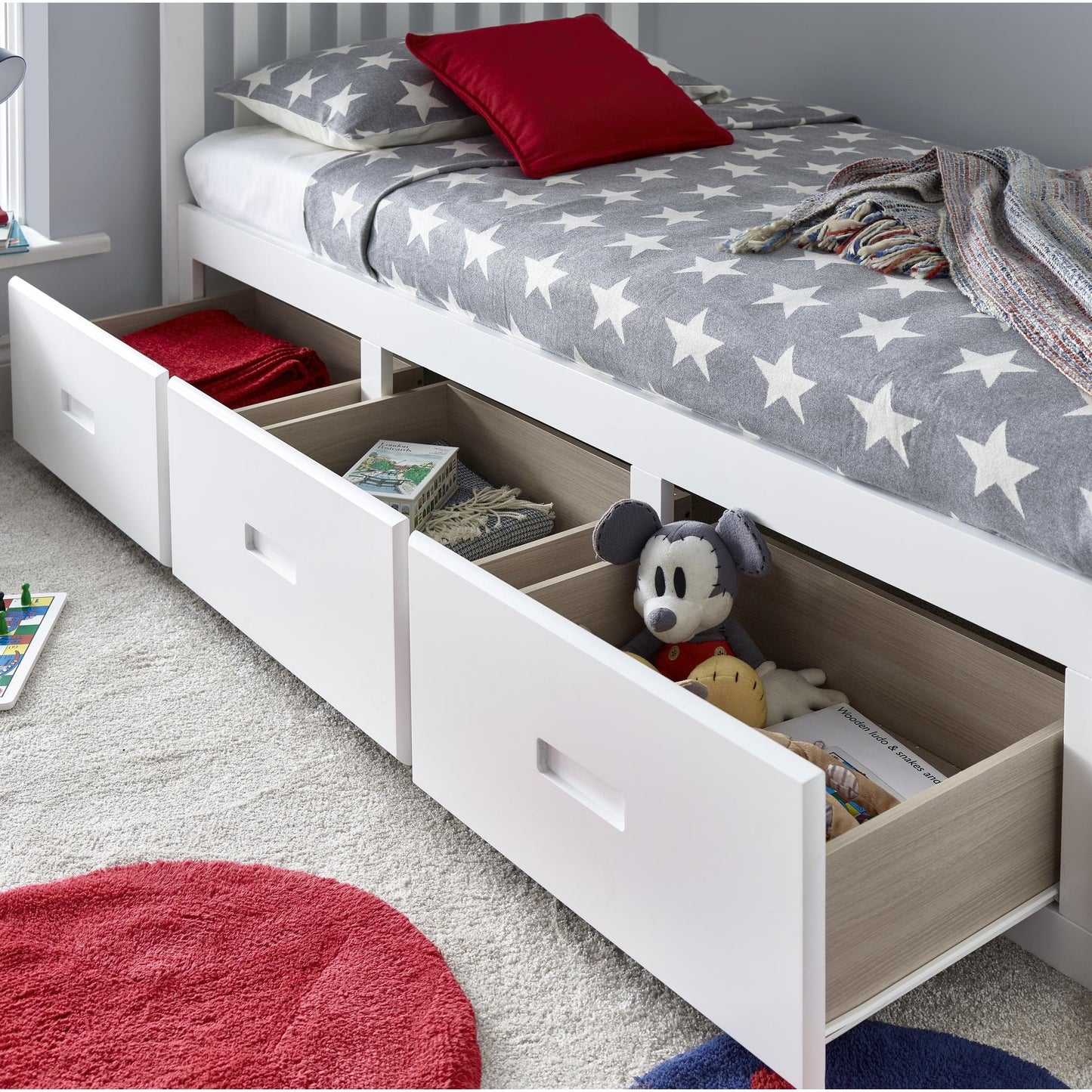 Quest Wooden 3 Drawer Bed