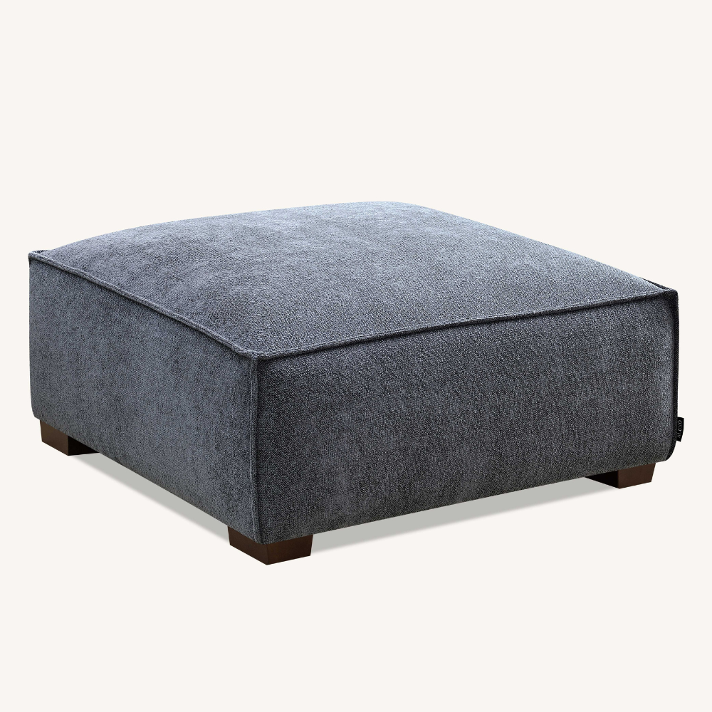 Aluxo - Dakota 3 Seater with Chaise in Charcoal Boucle 