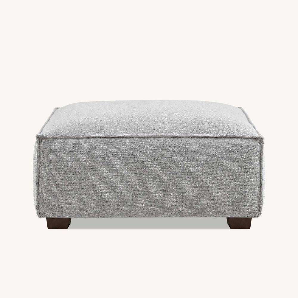 Aluxo - Dakota 3 seater with Chaise in Pebble Boucle