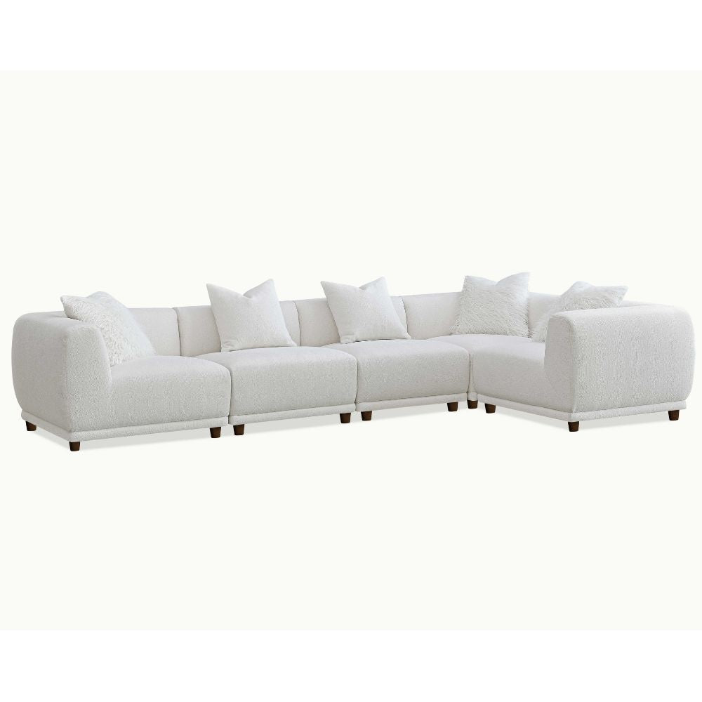 Aluxo - Lottie Modular Corner Group in Polar Boucle 