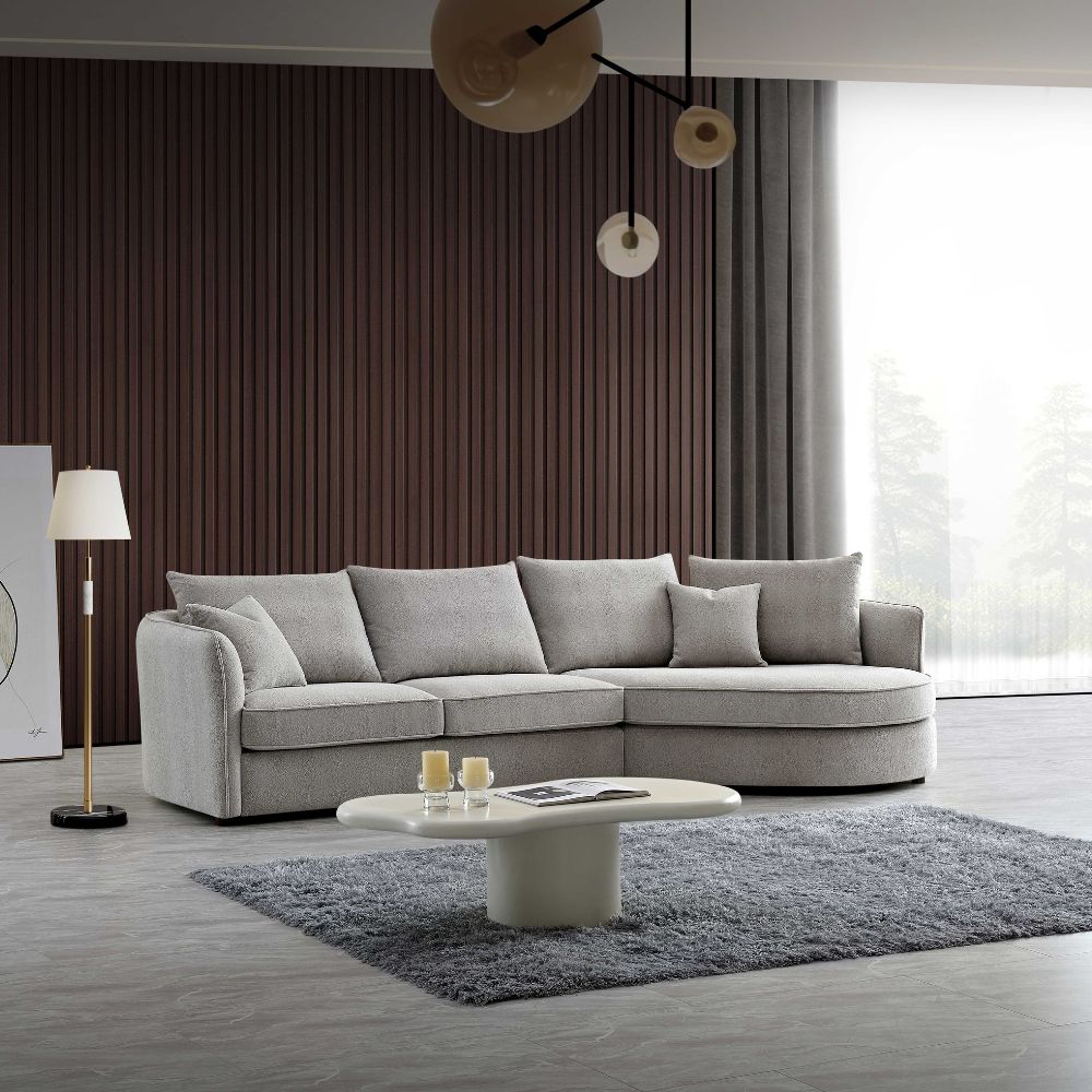 Aluxo - Rubin Corner Chaise in Boucle 