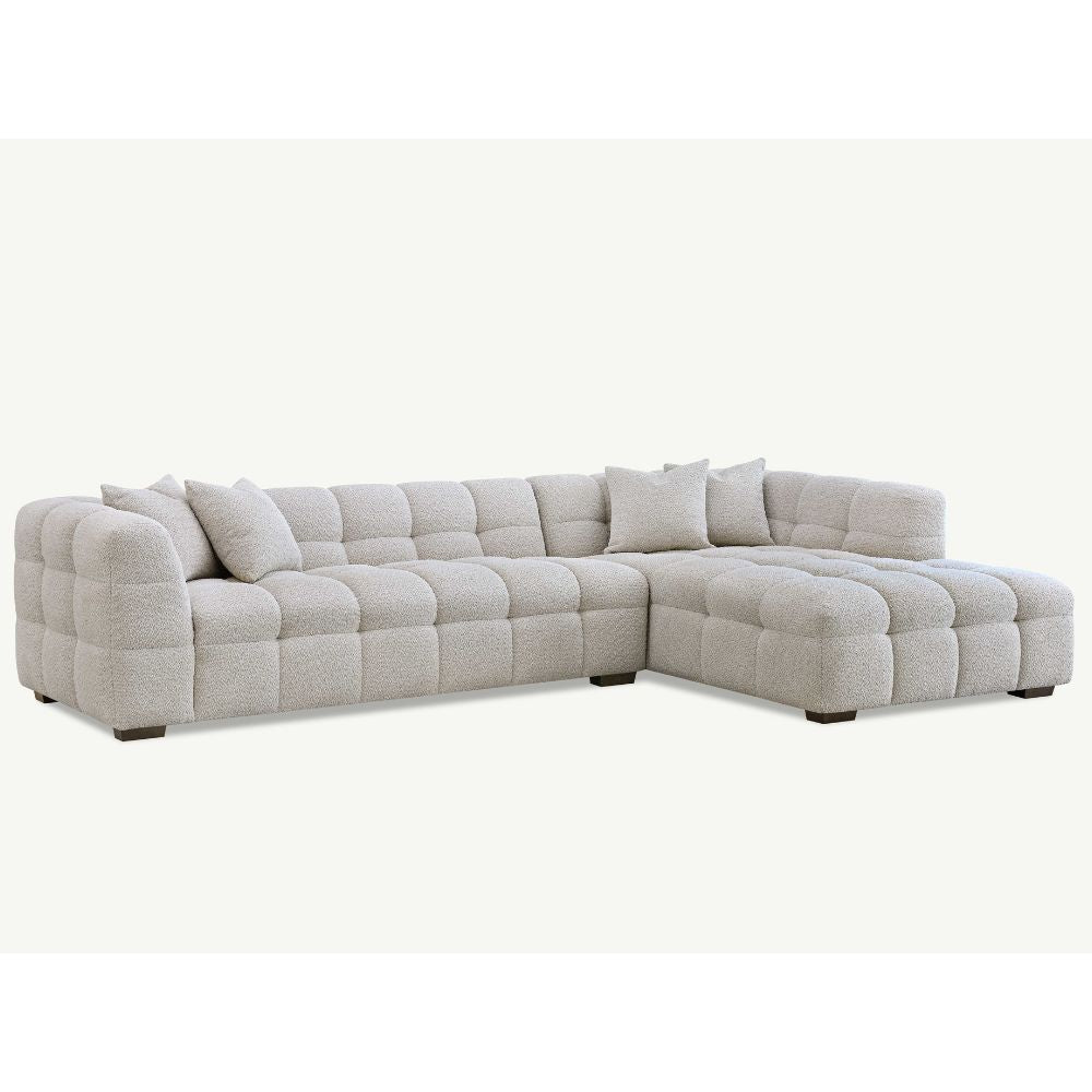 Aluxo - Tribeca Corner - Oatmeal Boucle Fabric