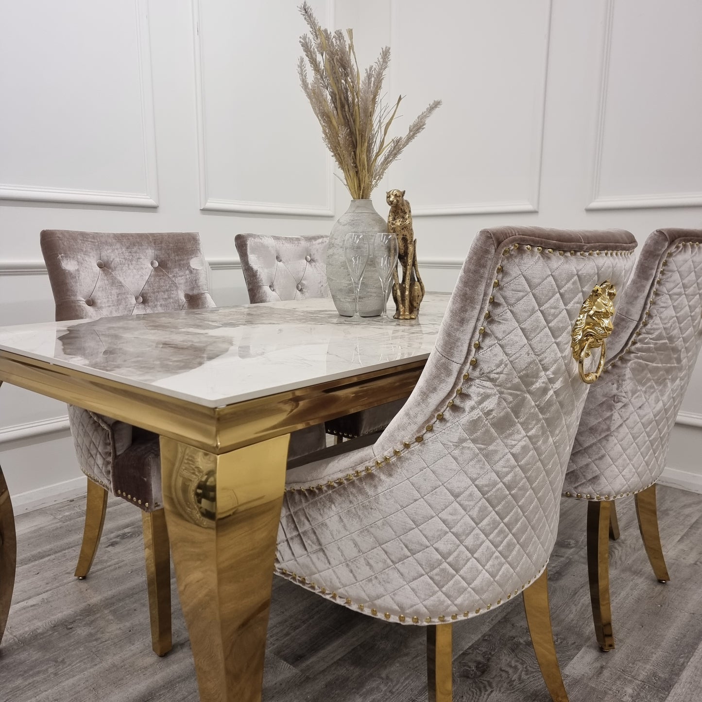 Bentley - Gold Dining Chair