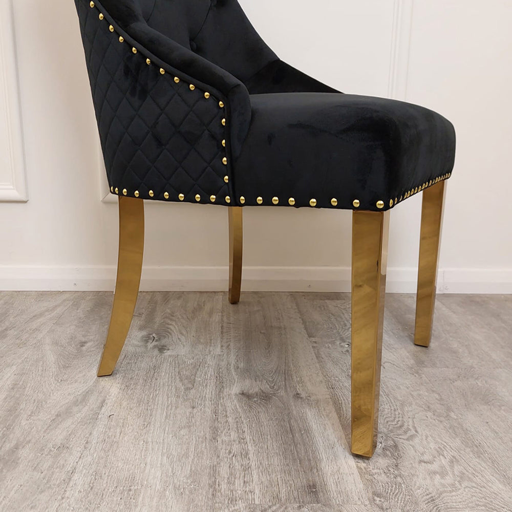 Bentley - Gold Dining Chair