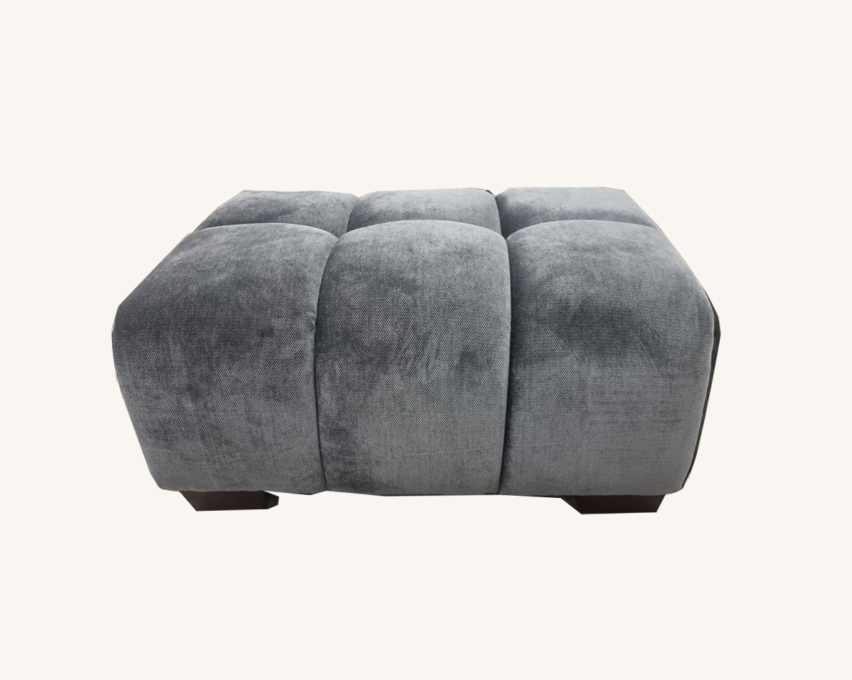 Aluxo - Harlem Sofa Range in Steel Velvet