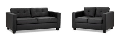 Jerry - Sofa - Black - 3+2 Set 