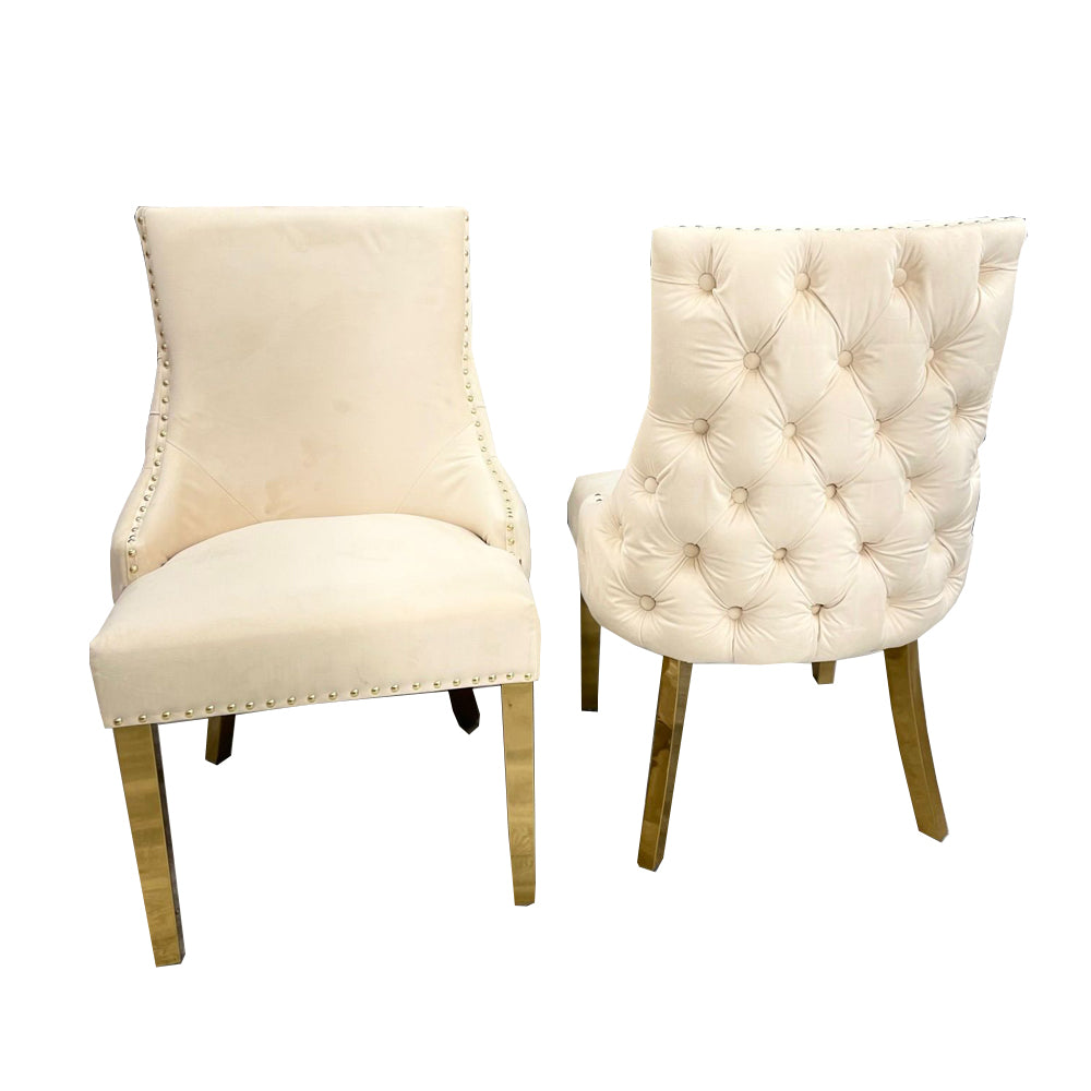 Kensington - Dining Chair Gold Legs