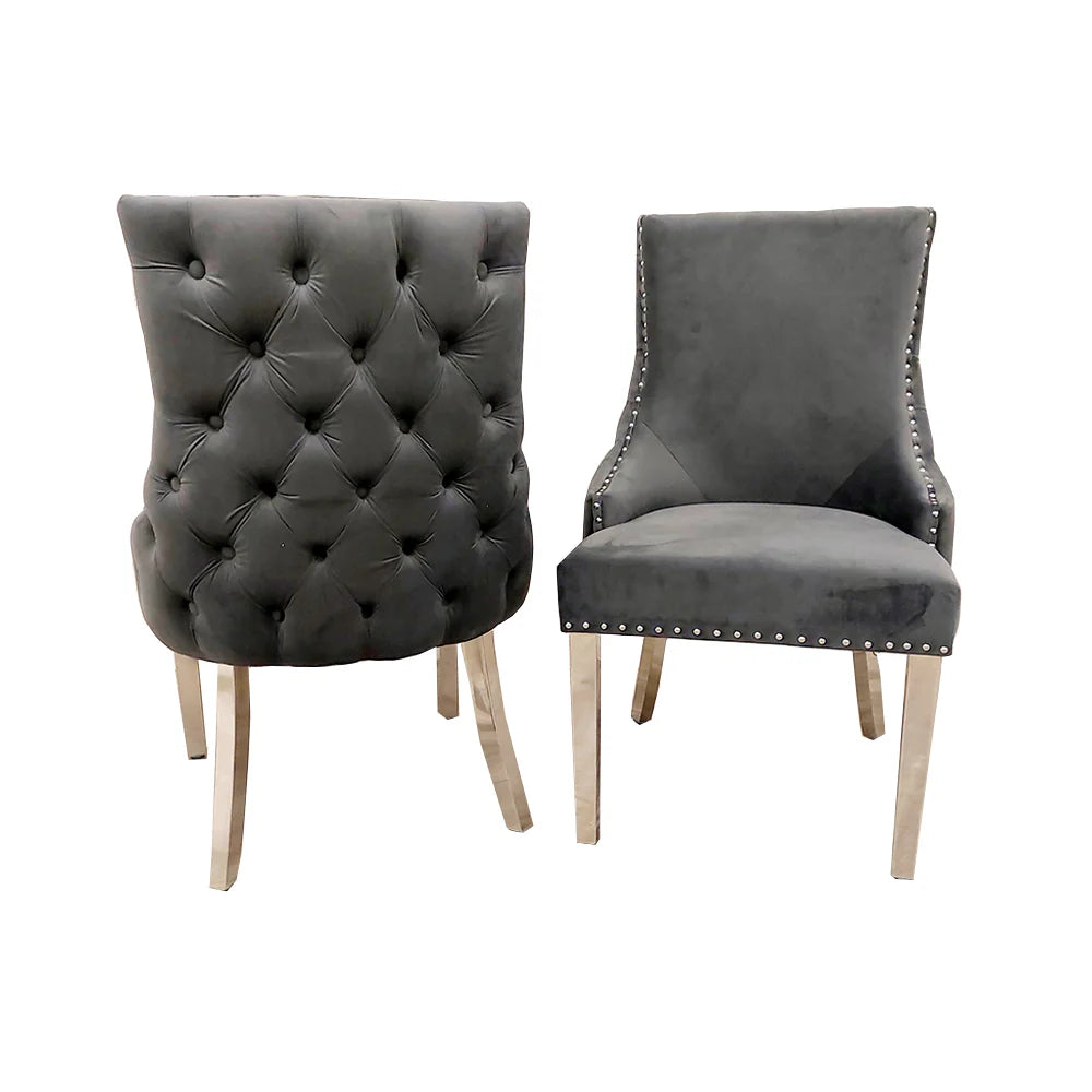 Kensington Dining Chair - Dark Grey 