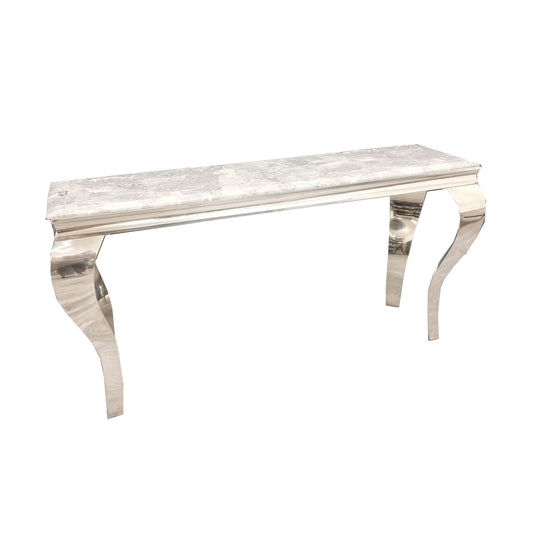Louis - Chrome Console Table