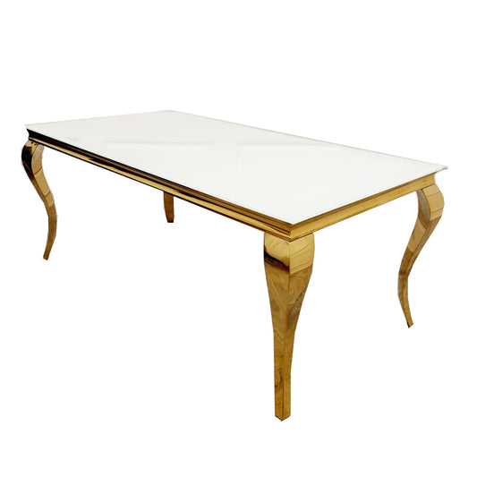 Louis - Gold Dining Table 
