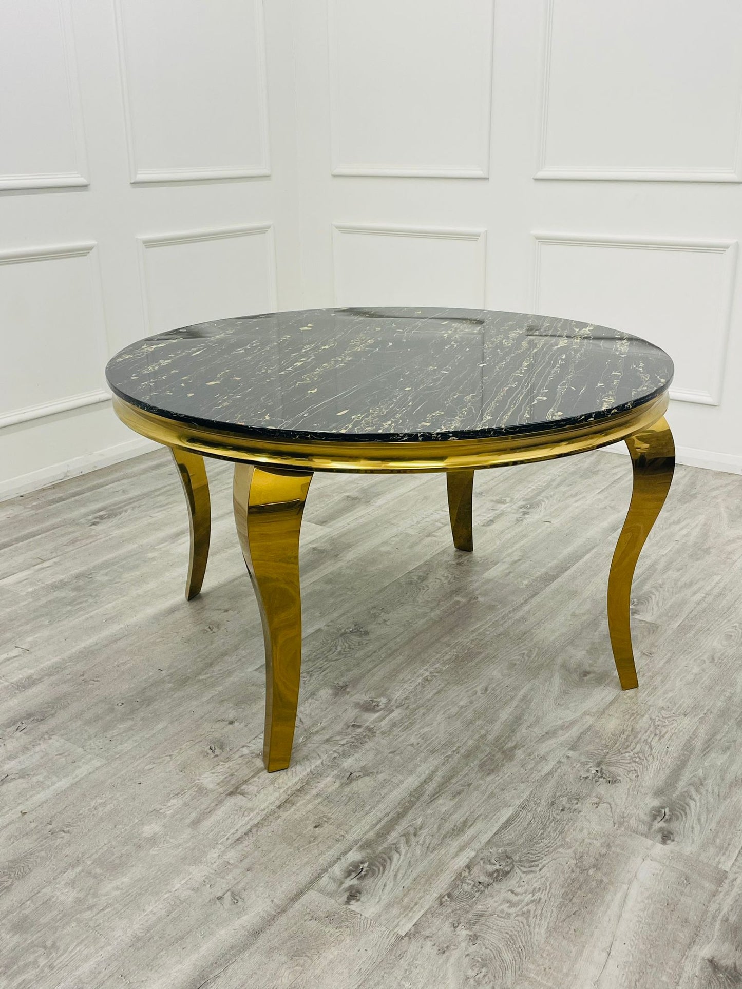 Louis - Gold Dining Table 
