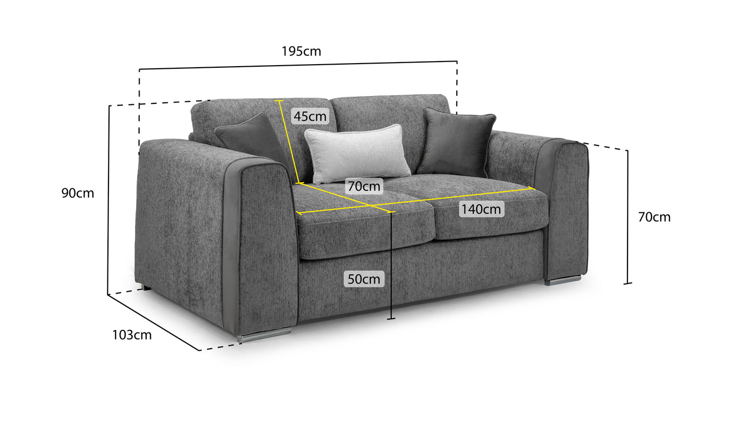 Naples - Sofa - Mocha 