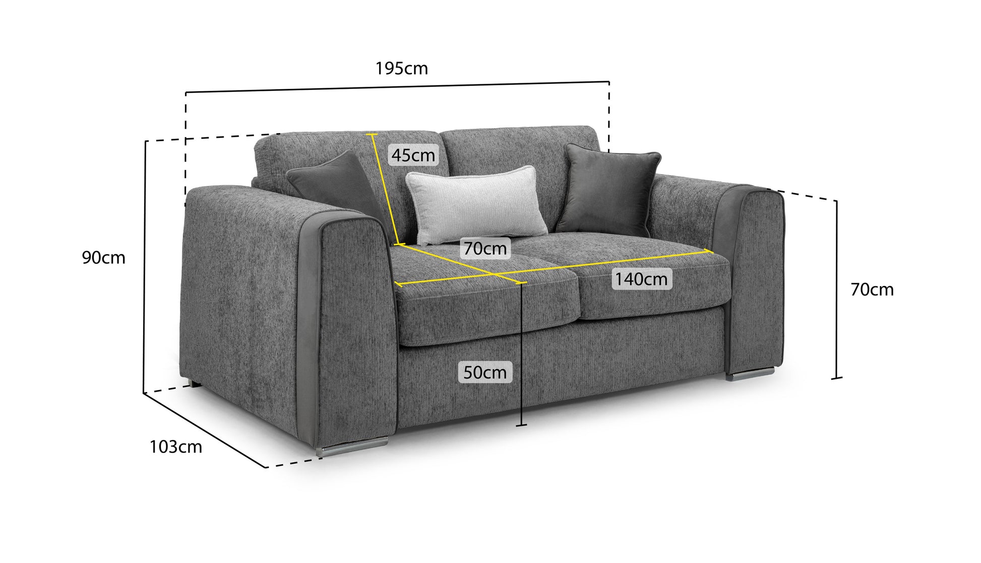 Naples - Sofa - Mocha 