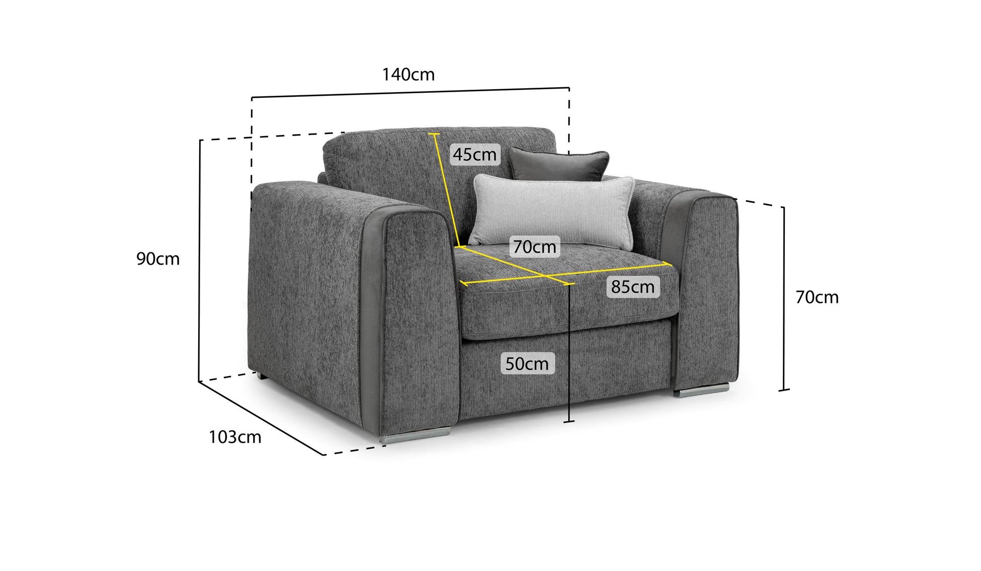 Naples - Sofa - Mocha 