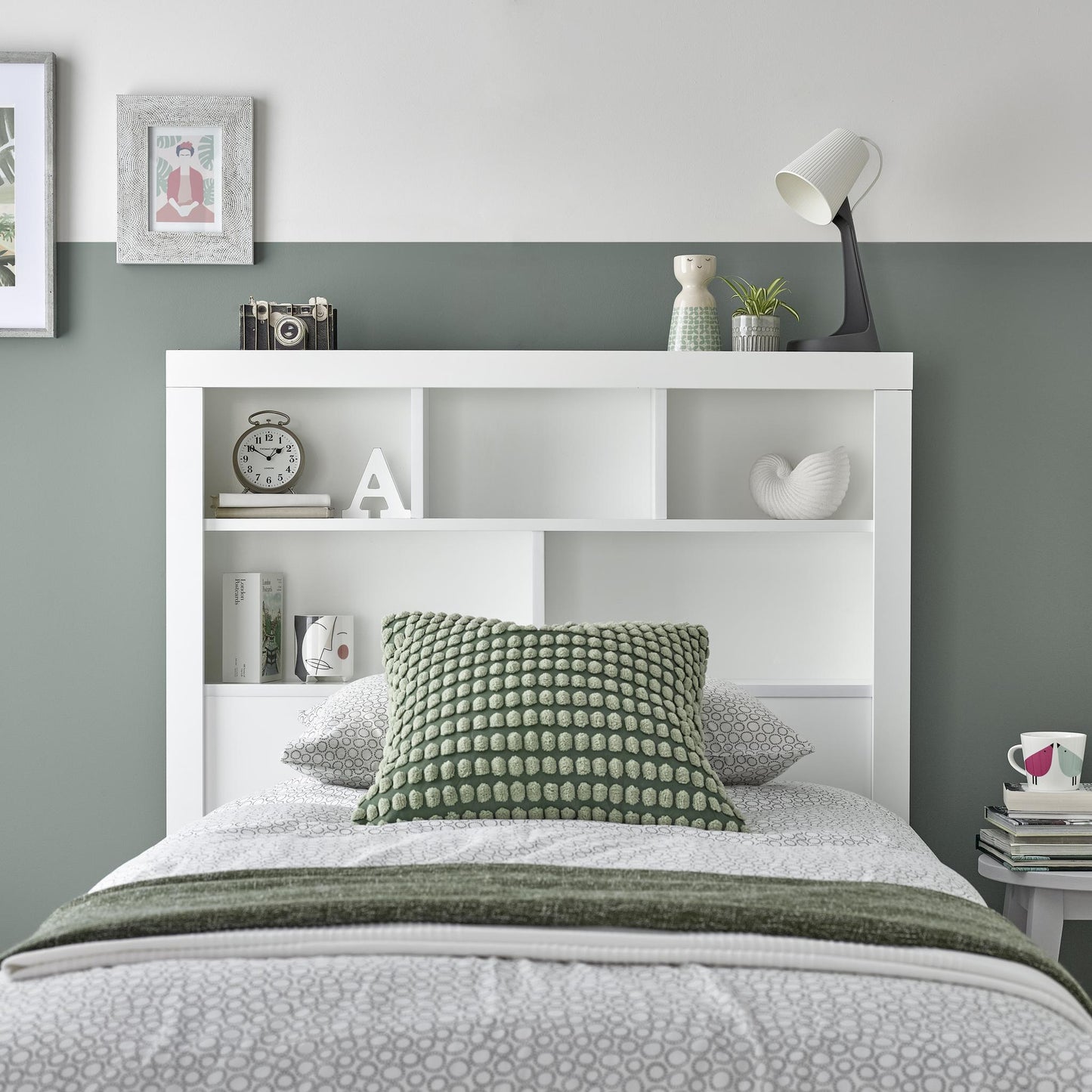 Oscar White Wooden Ottoman Storage Bed 