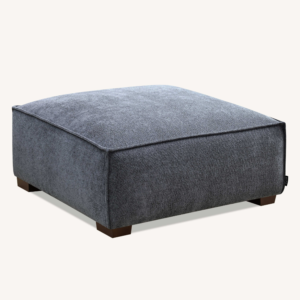 Aluxo - Dakota 4 Seater with Chaise in Charcoal Boucle