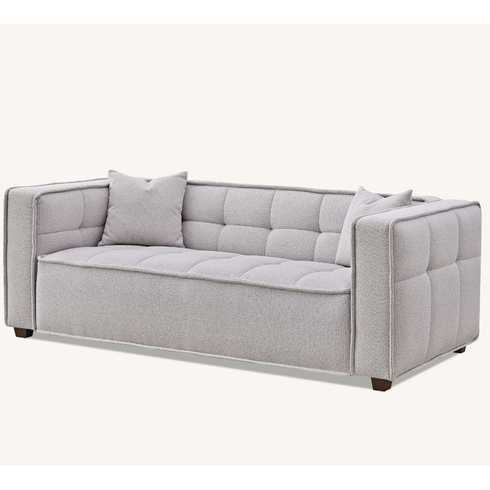 Aluxo - Murray Sofa Range in Putty Boucle Fabric