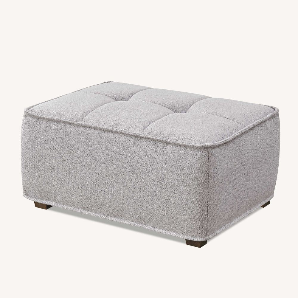 Aluxo - Murray Sofa Range in Putty Boucle Fabric