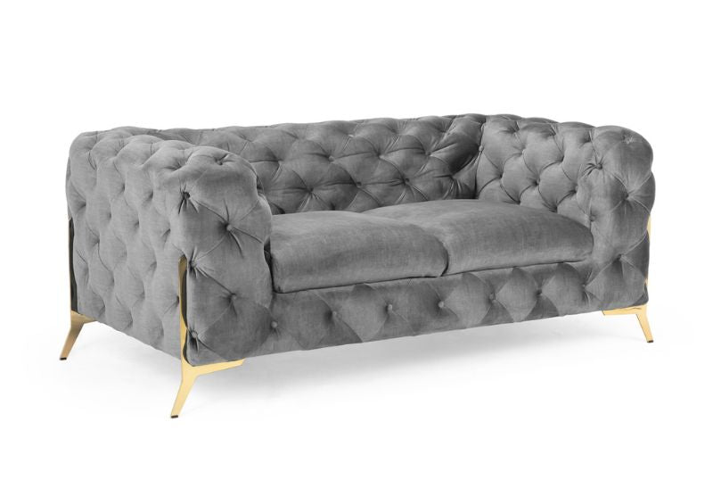 Chelsea Chesterfield - Sofa - Grey - 2 Seater