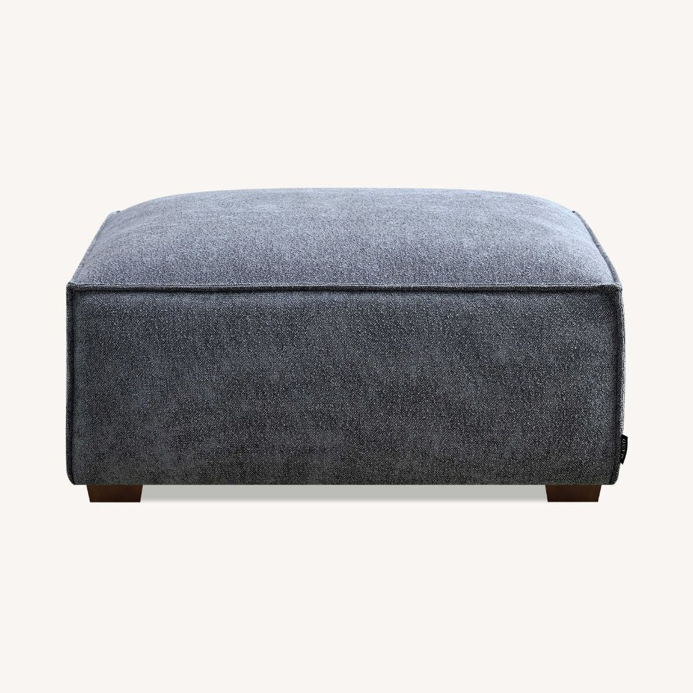 Aluxo - Dakota 4 Seater with Chaise in Charcoal Boucle