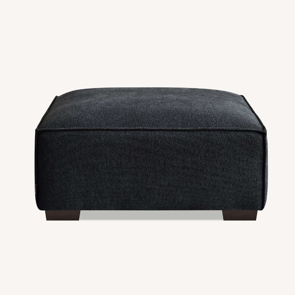 Aluxo - Dakota 4 seater with Chaise in Midnight Boucle