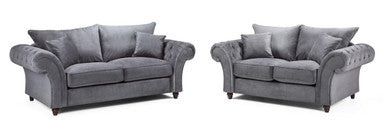 Windsor - Fullback - Sofa - Grey 