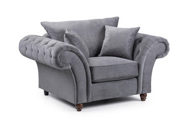 Windsor - Fullback - Sofa - Grey 