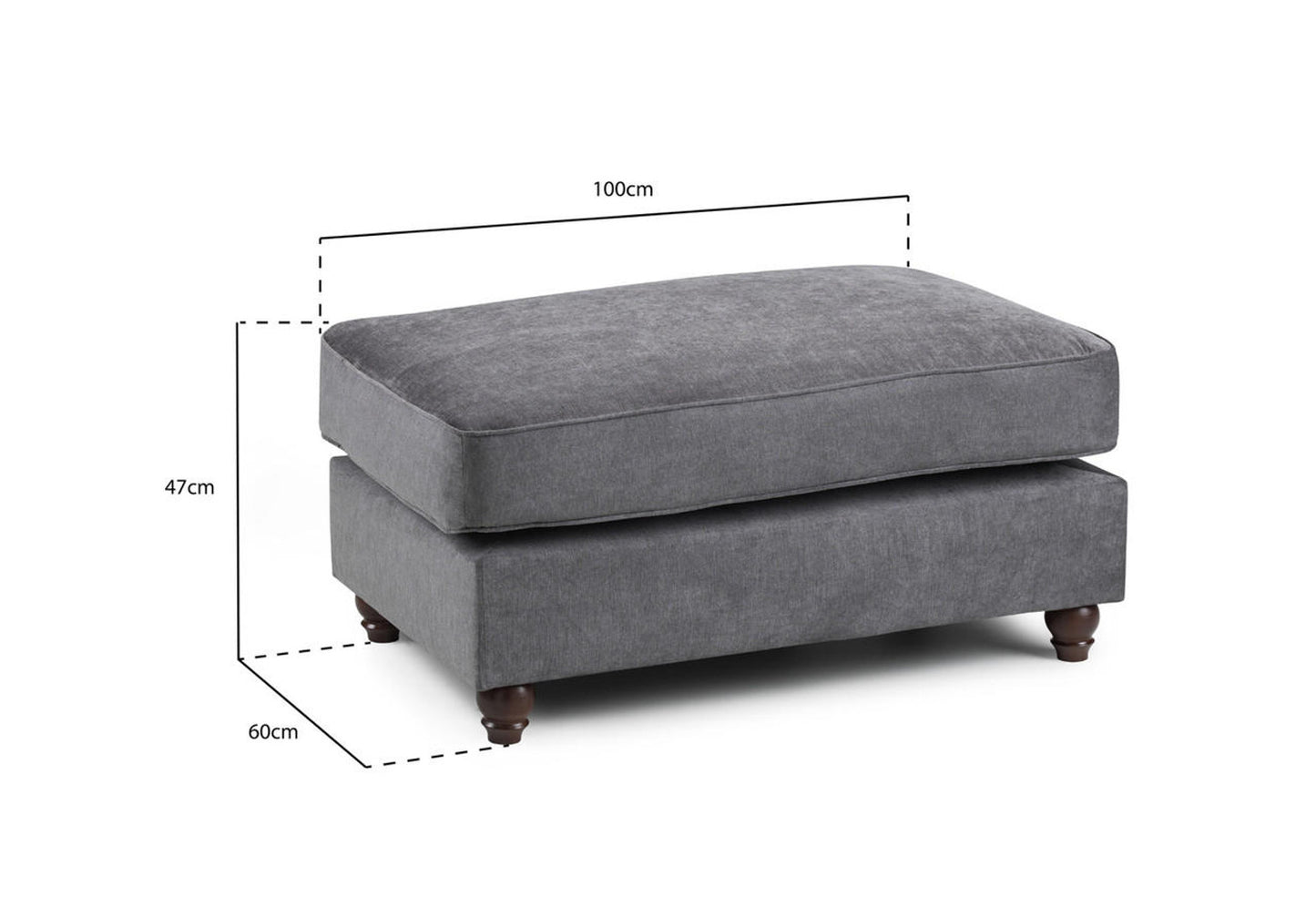 Windsor - Fullback - Sofa - Grey 