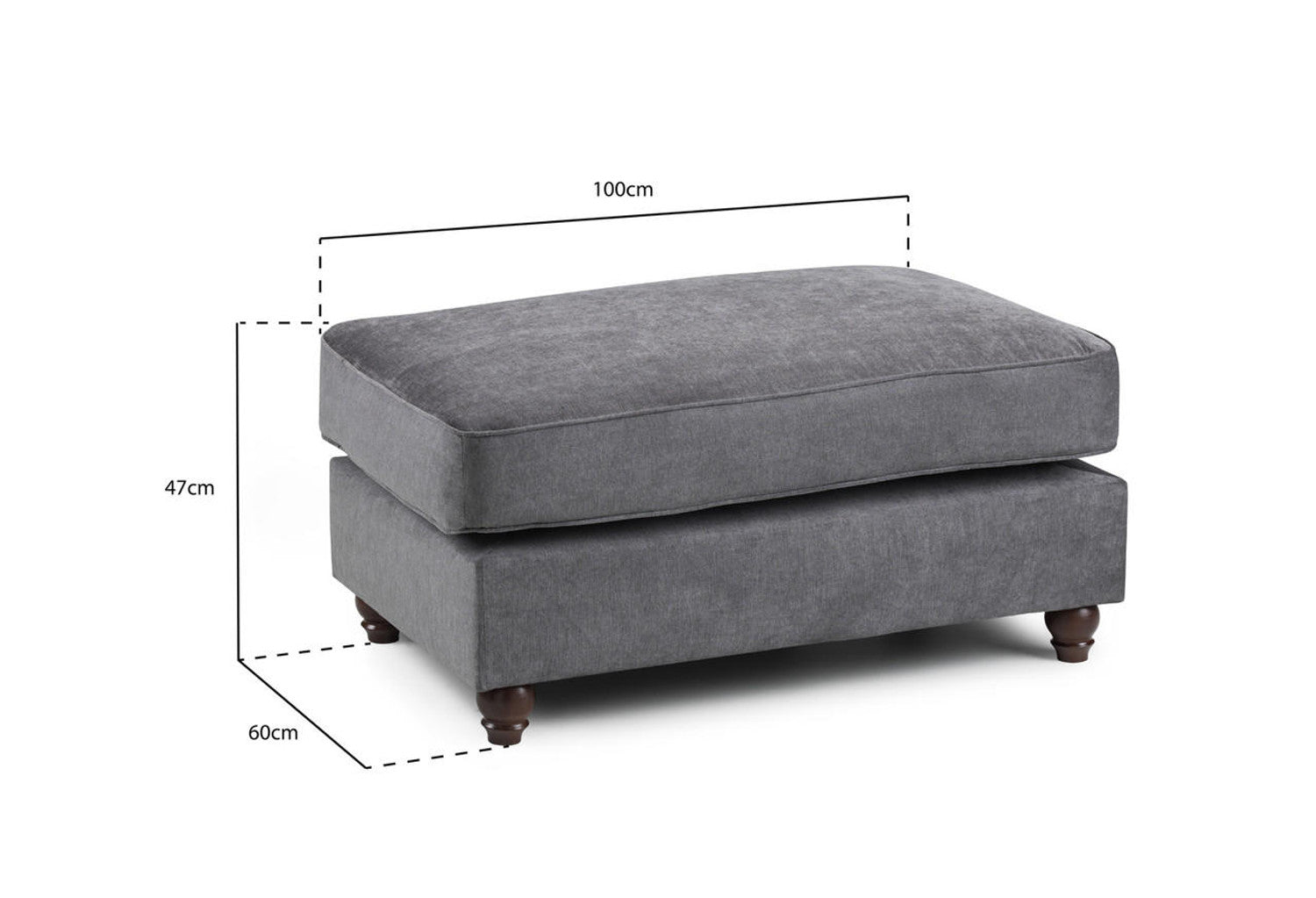 Windsor - Fullback - Sofa - Grey 