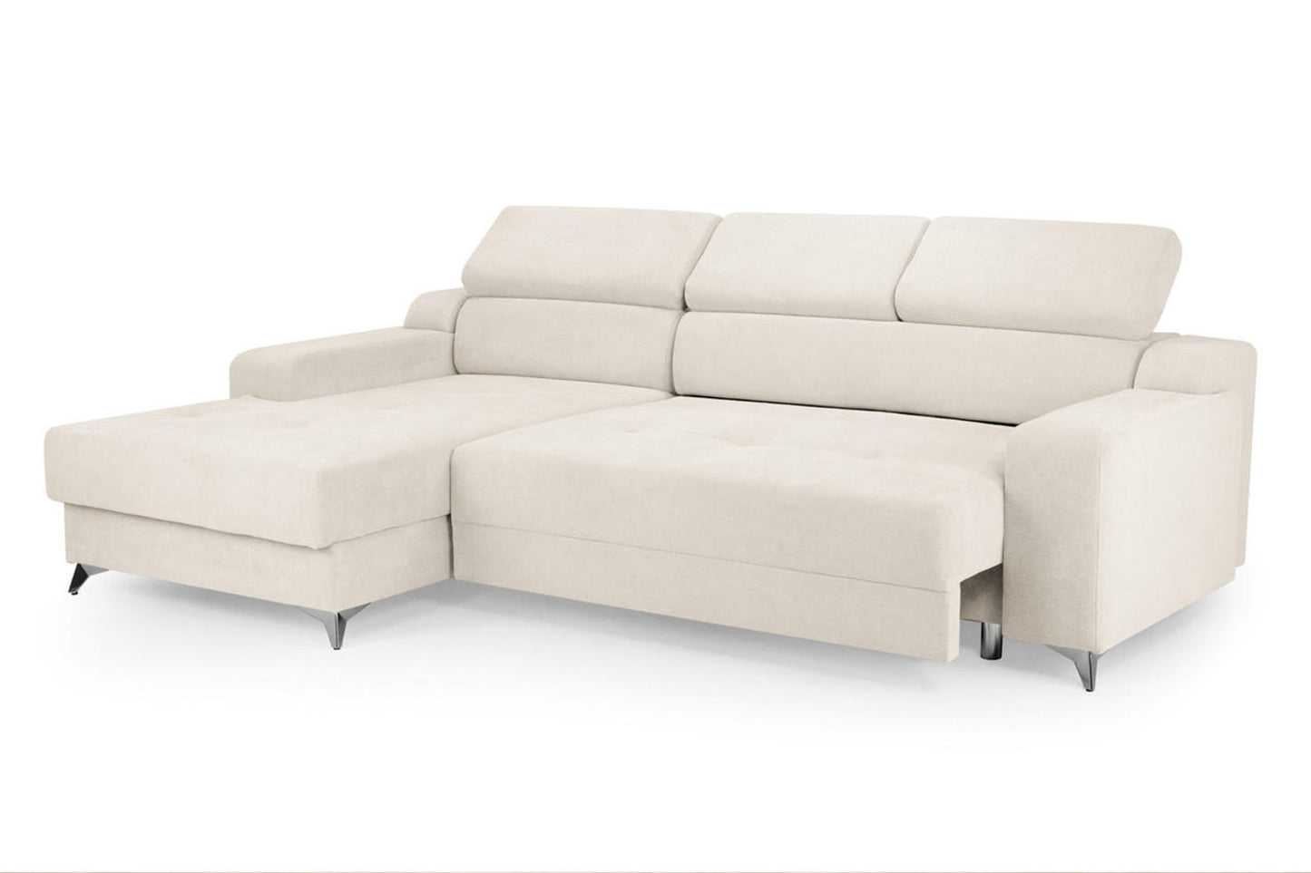 Dahlia - Electric Sofabed - Beige - Left/Right Hand Facing - Corner