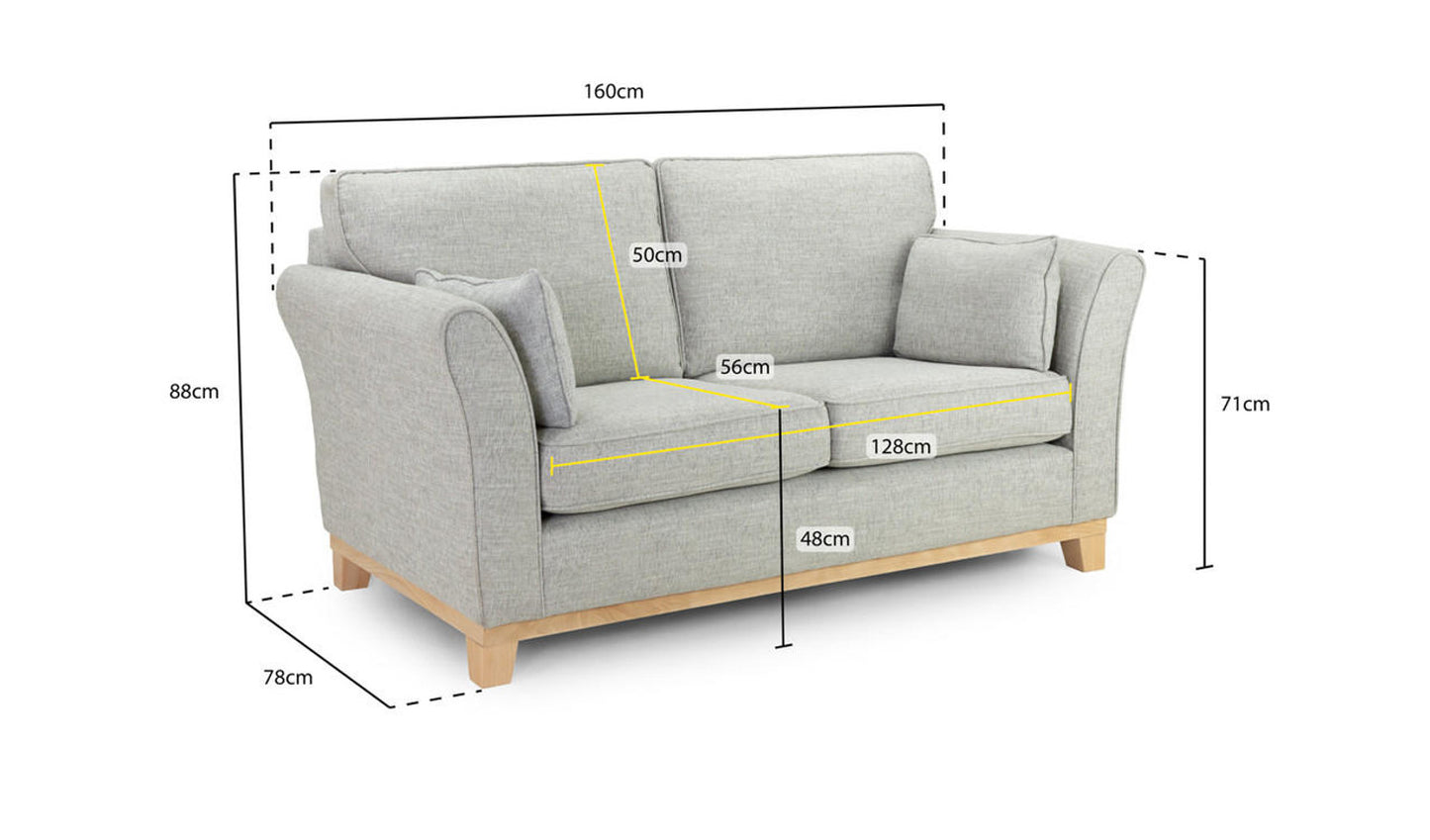 Delta - Sofa - Grey - 2 Seater