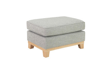 Delta - Sofa - Grey - Footstool