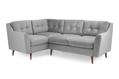 Halston - Sofa -Plush Blue- Left Hand Facing - Corner