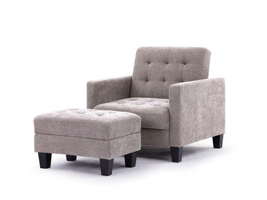 Halia - Sofabed - Beige - Armchair