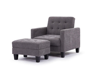 Halia - Sofabed - Dark Grey - Armchair