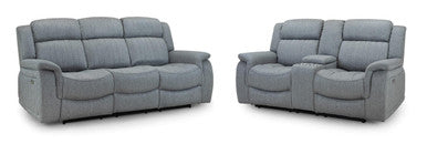 Linden - Recliner - Sofa - Grey - 3+2 Set