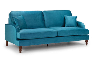 Rupert - Sofa - Plush Teal - 4 Seater