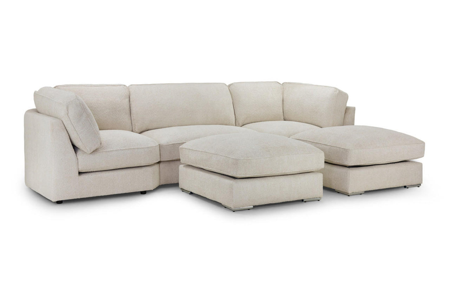 Inga - Sofa - Beige - U Shape Corner