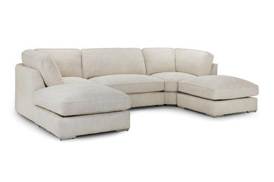 Inga - Sofa - Beige - U Shape Corner