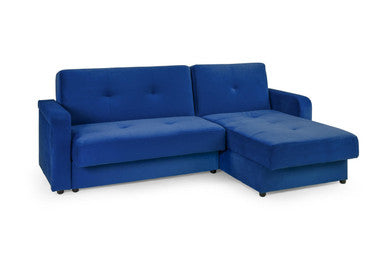 Kair - Sofabed - Plush Blue - Universal Corner